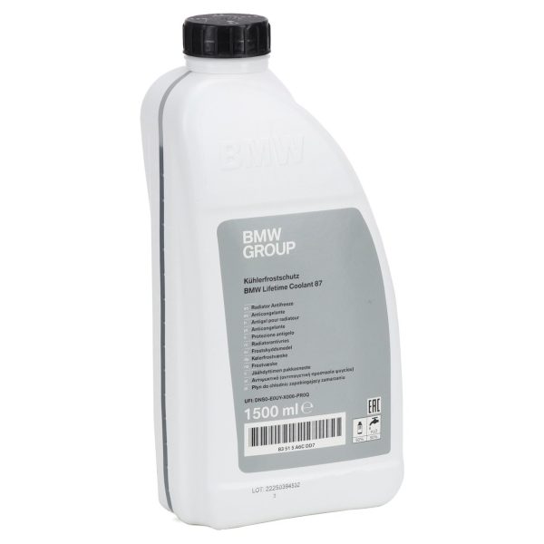 makanoil58 مایع خنک کننده کولانت BMW آبی 1.5 لیتری اصل آلمان وارداتی - تصویر 1