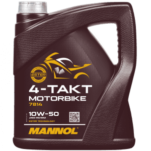روغن موتورسیکلت 10W-50 JASO چهار لیتری 7814