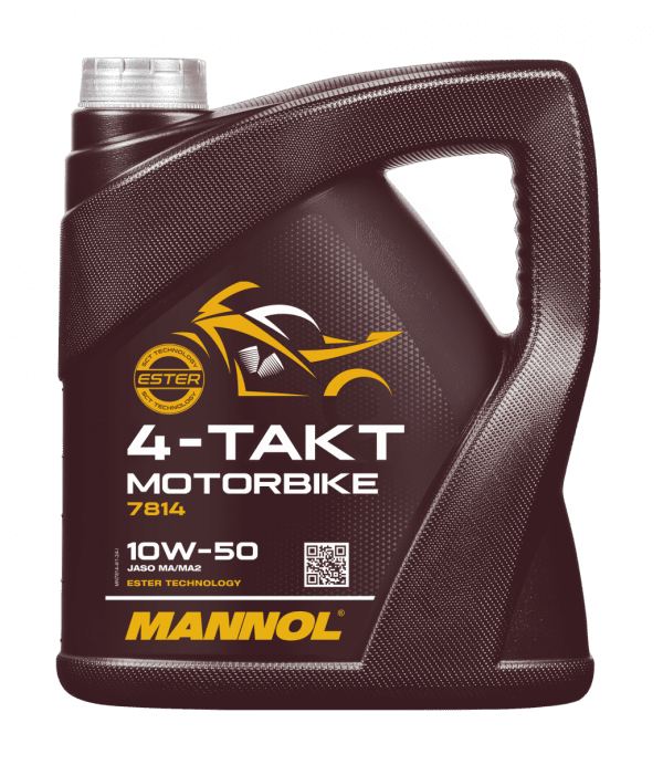 روغن موتورسیکلت 10W-50 JASO چهار لیتری 7814 - تصویر 1