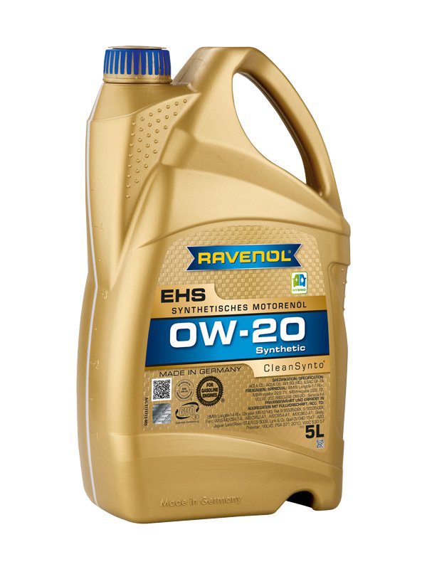 makanoil100 روغن موتور راونول RAVENOL EHS SAE 0W-20 پنج لیتری - تصویر 1