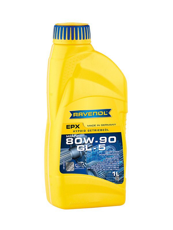 makanoil107 روغن گیربکس دستی راونول RAVENOL Getriebeoel EPX SAE 80W-90 یک لیتری - تصویر 1