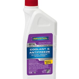 مایع خنک کننده راونول +RAVENOL OTC Premix -40°C Protect G12 یک و نیم لیتری