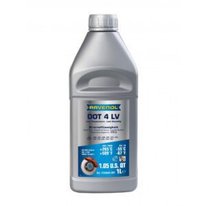 خرید روغن ترمز DOT4 LV راونول 1 لیتری | Ravenol Brake Fluid